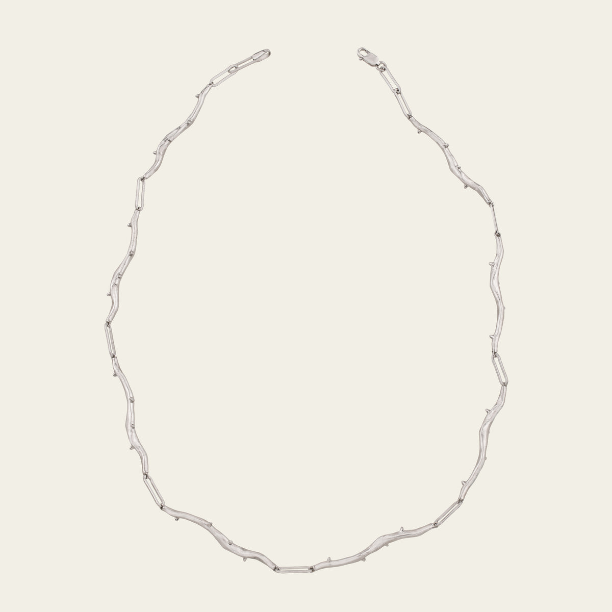 sterling silver chain choker