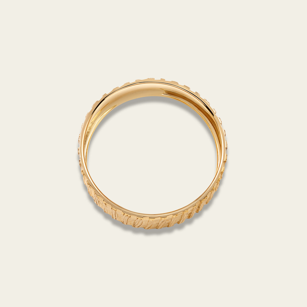 Wide Textured Band