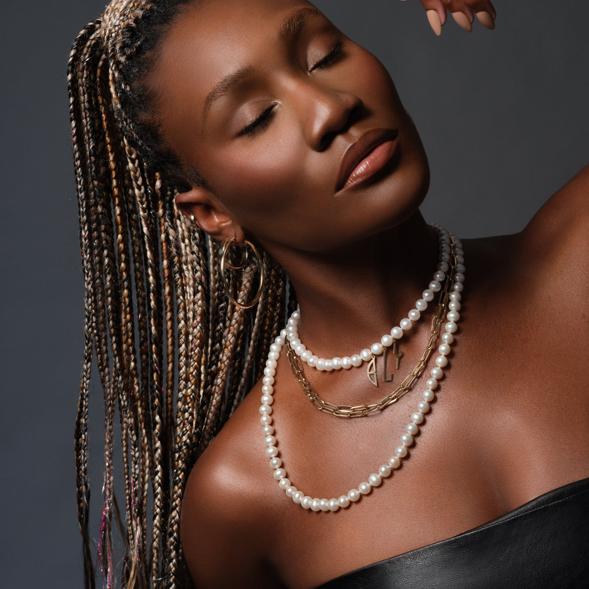 Monogram Pearl Necklace – Cut + Clarity