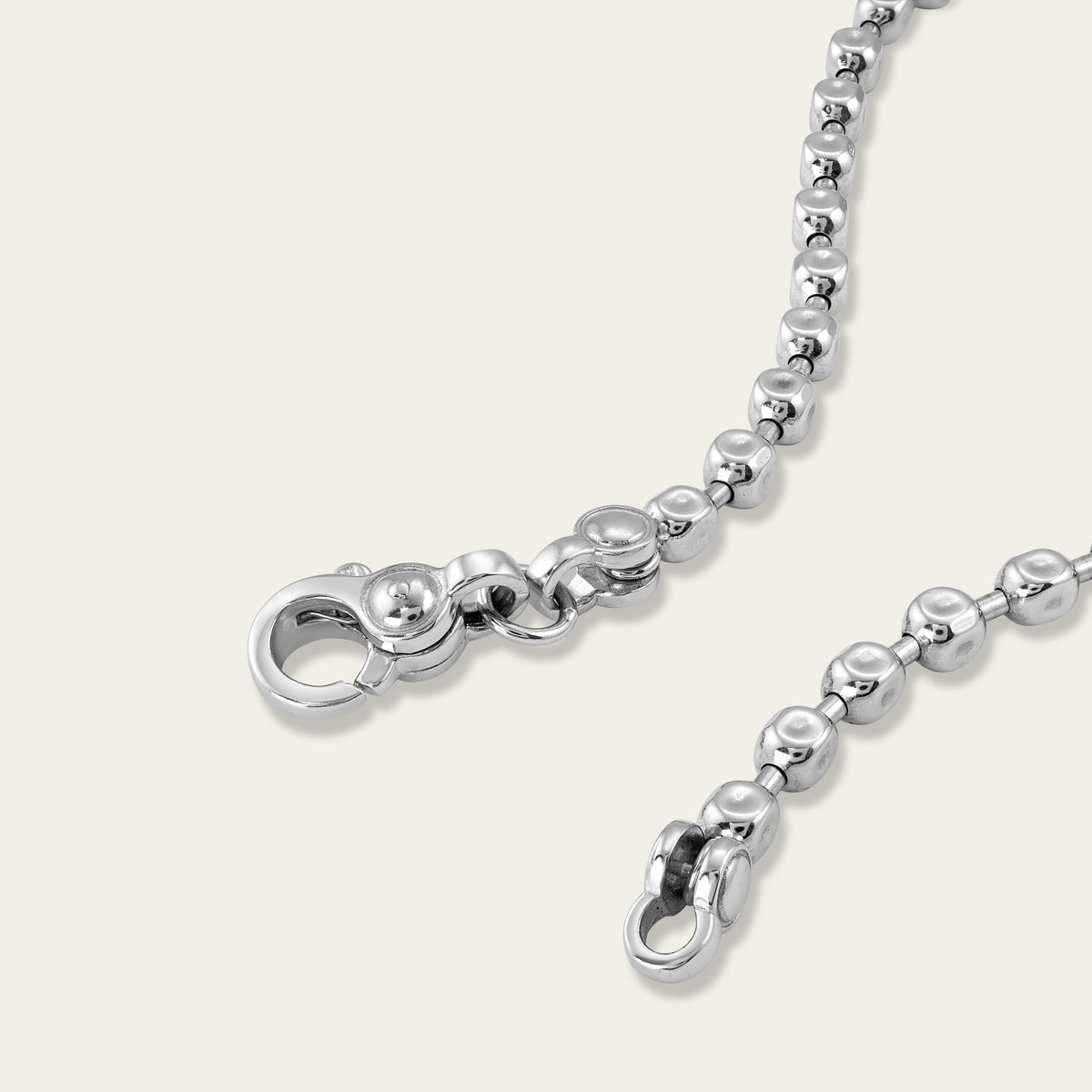Ball Chain Necklace - Silver