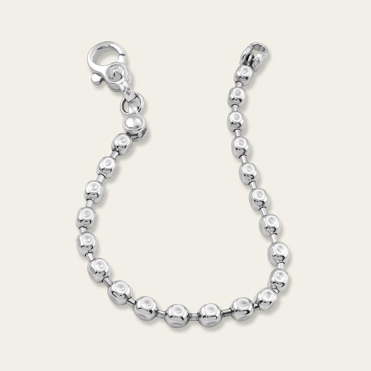 Ball Chain Bracelet- Silver