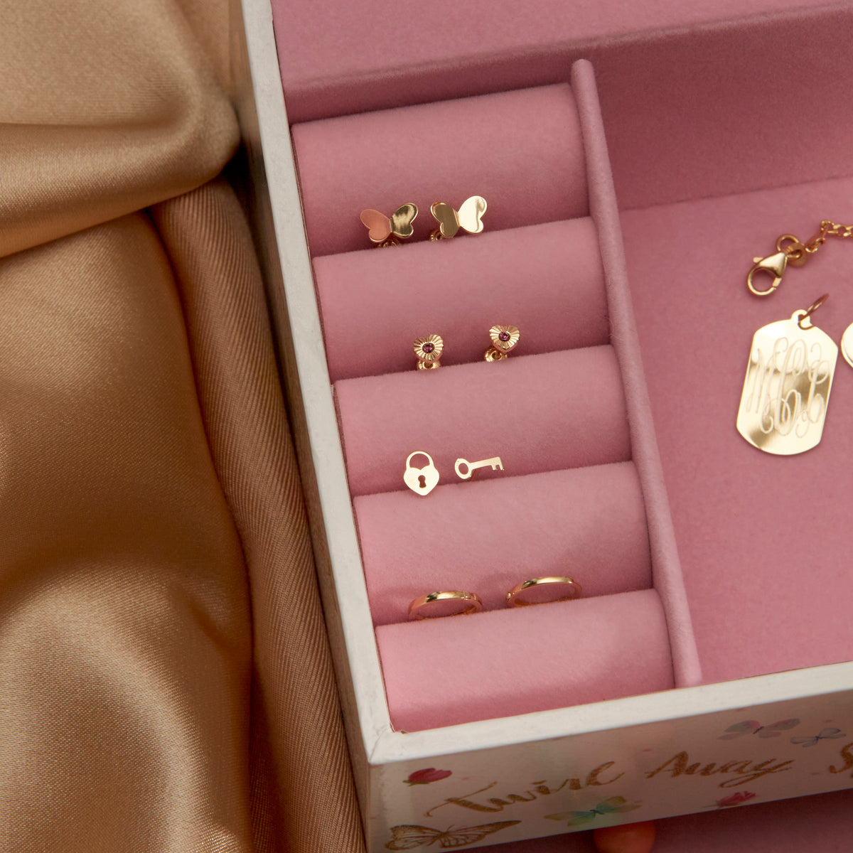 Child's Gold Necklace Solid 14K Yellow Gold Necklace Cut + Clarity