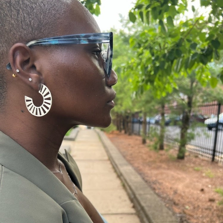 silver hoops