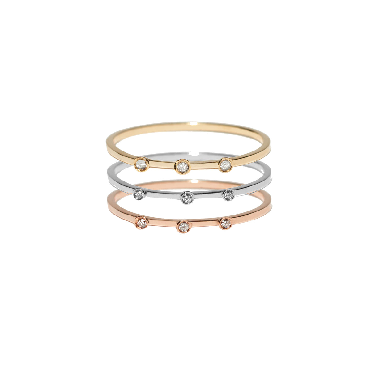 stackable gold rings