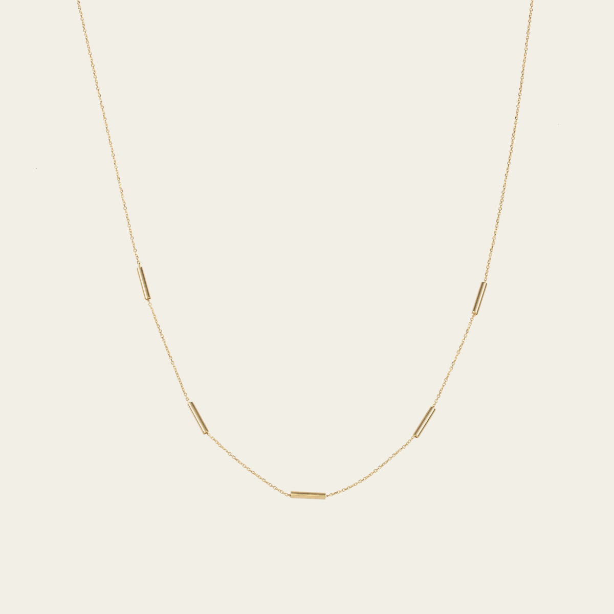 gold y necklace