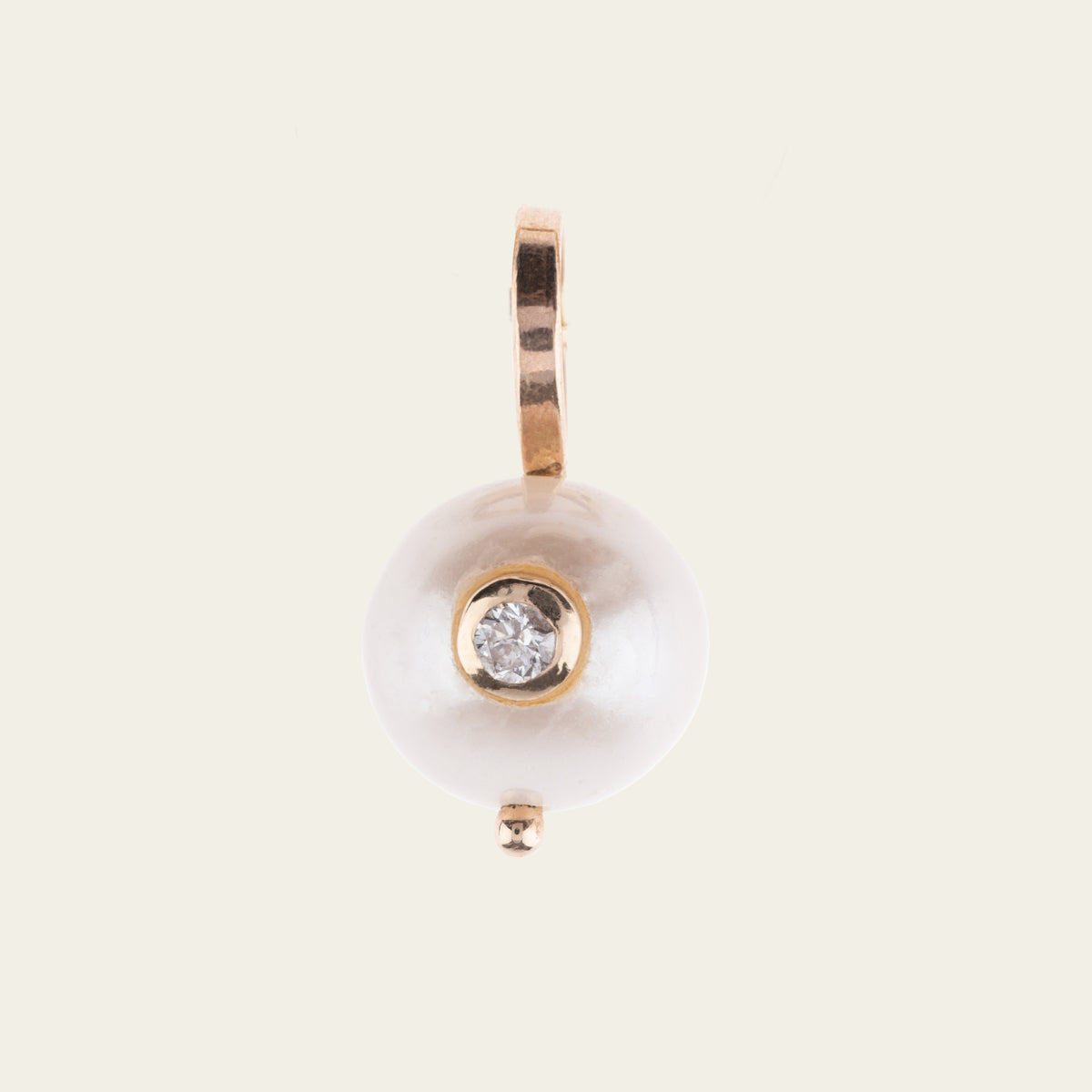 diamond pearl charm