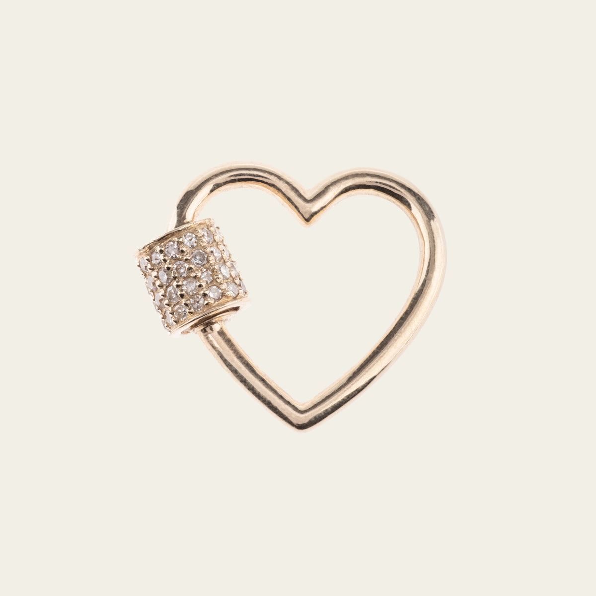 heart shaped carabiner