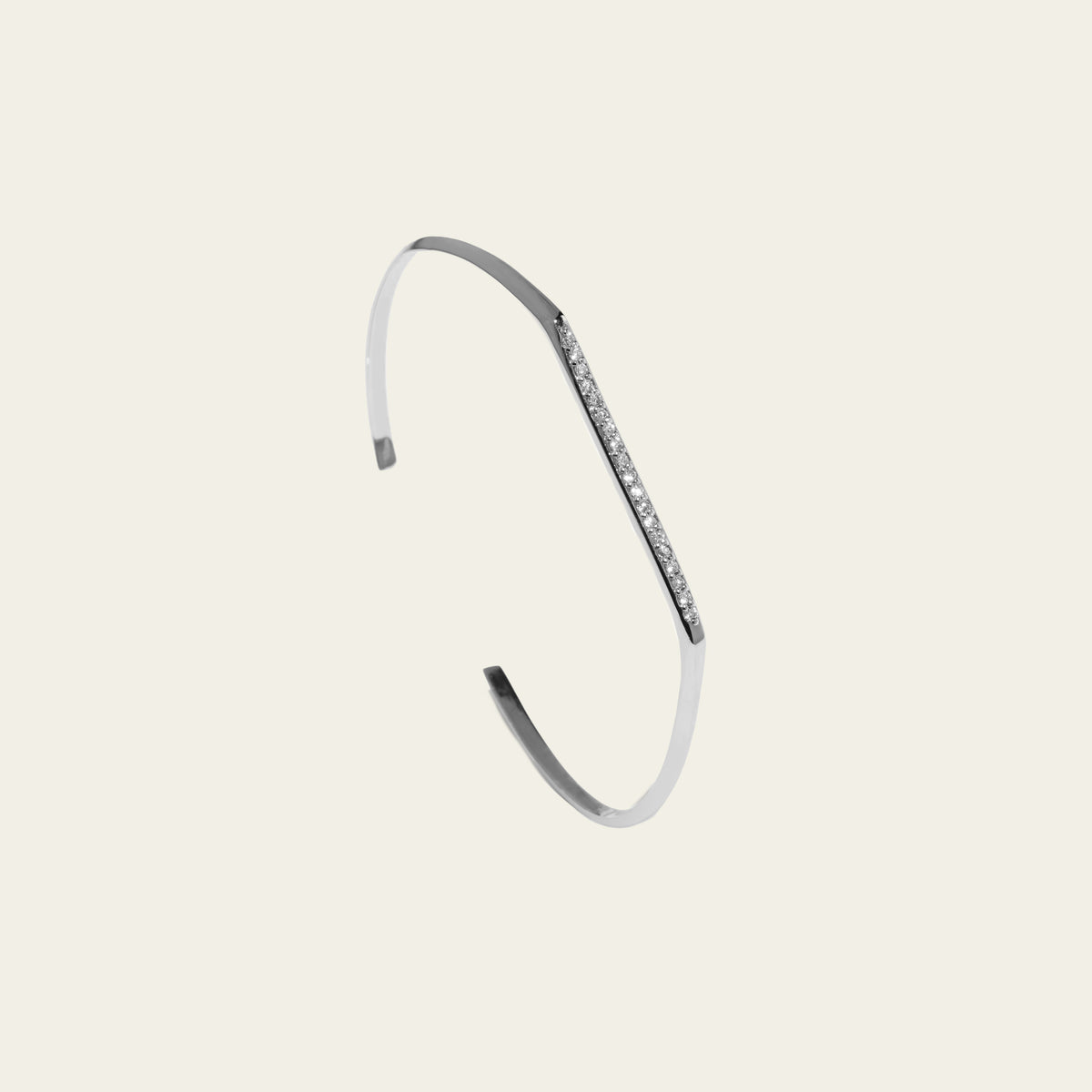 white gold cuff bracelet