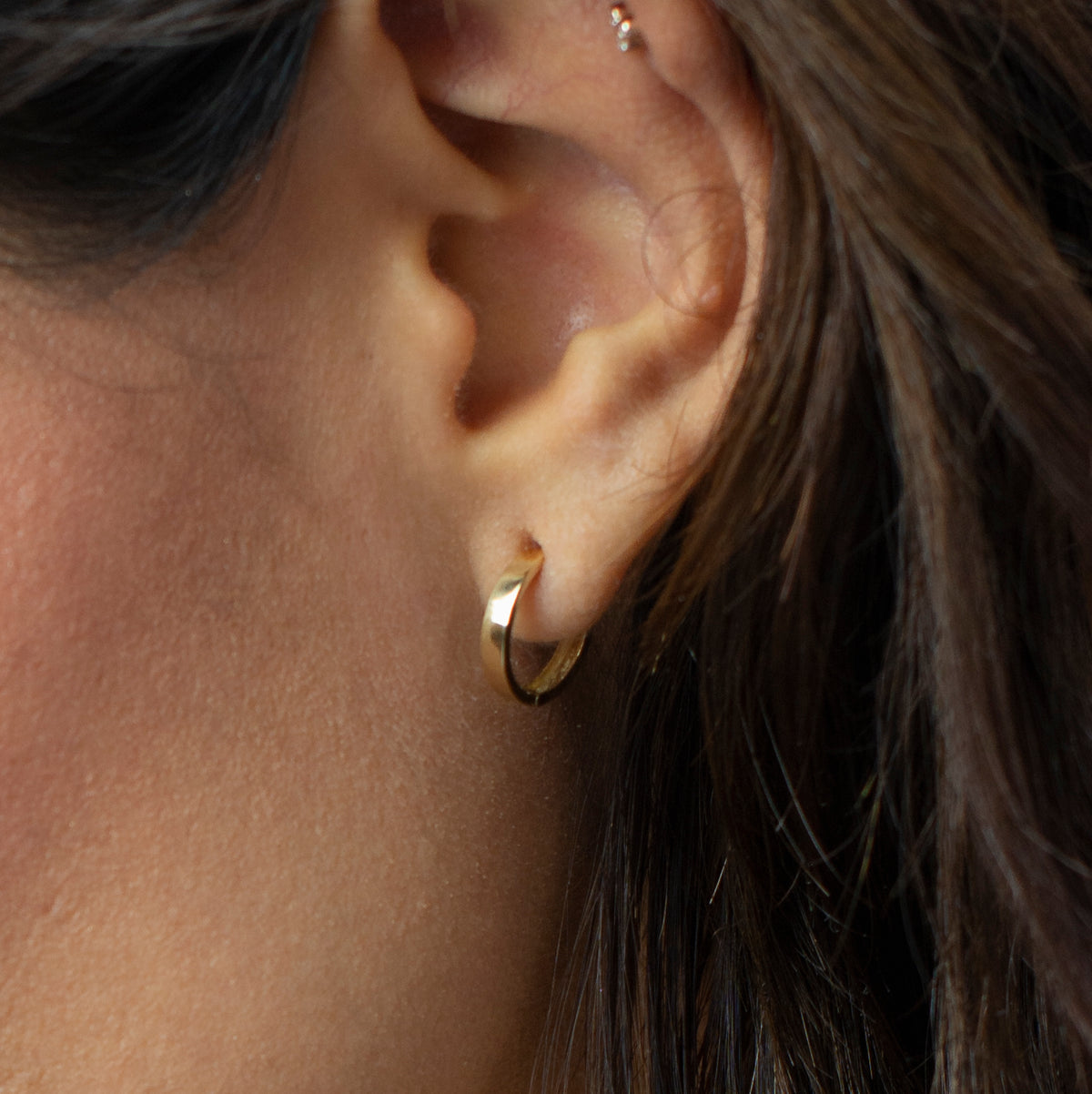 14k gold hoop earrings