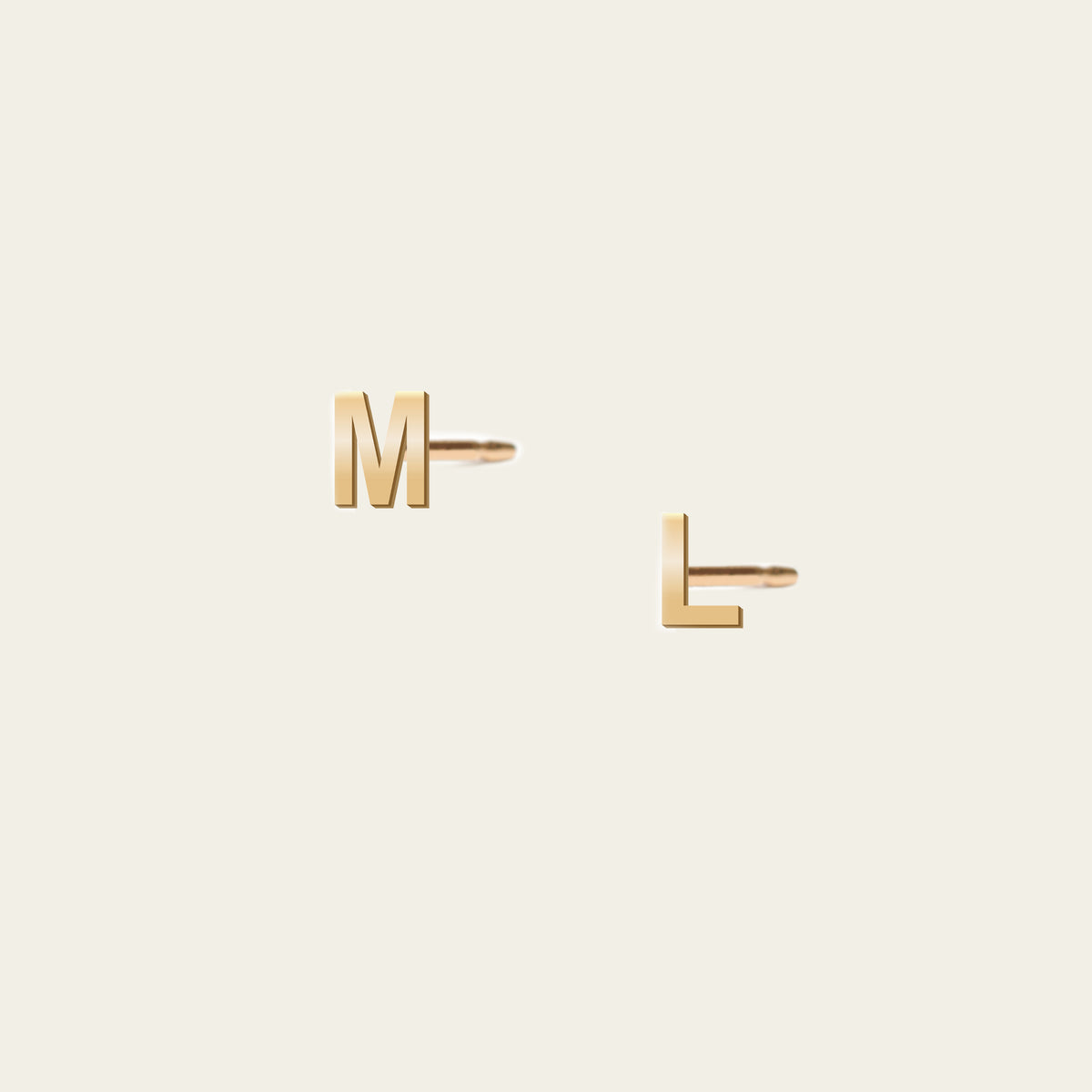 initial earrings