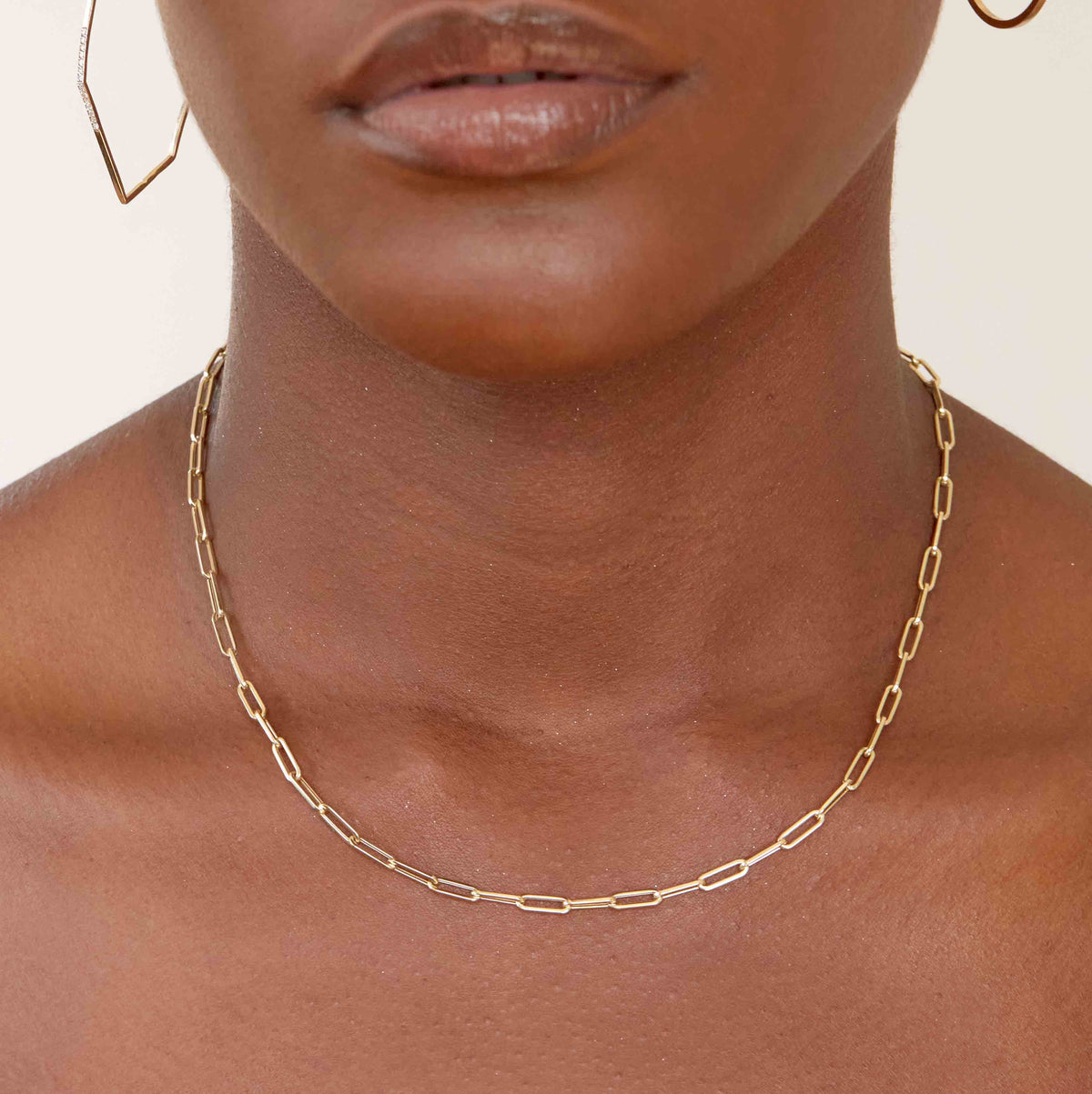 paperclip chain necklace