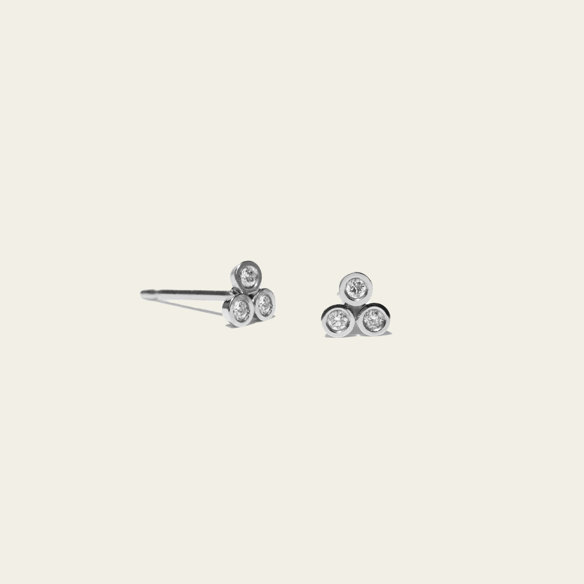gold diamond earrings