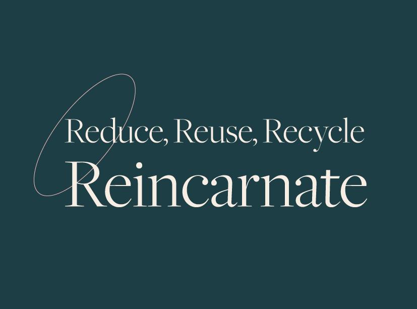 Reduce, Reuse, Recycle, Reincarnate