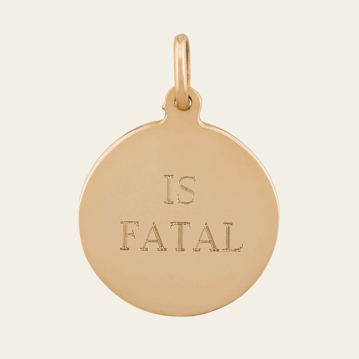 14k gold pendant