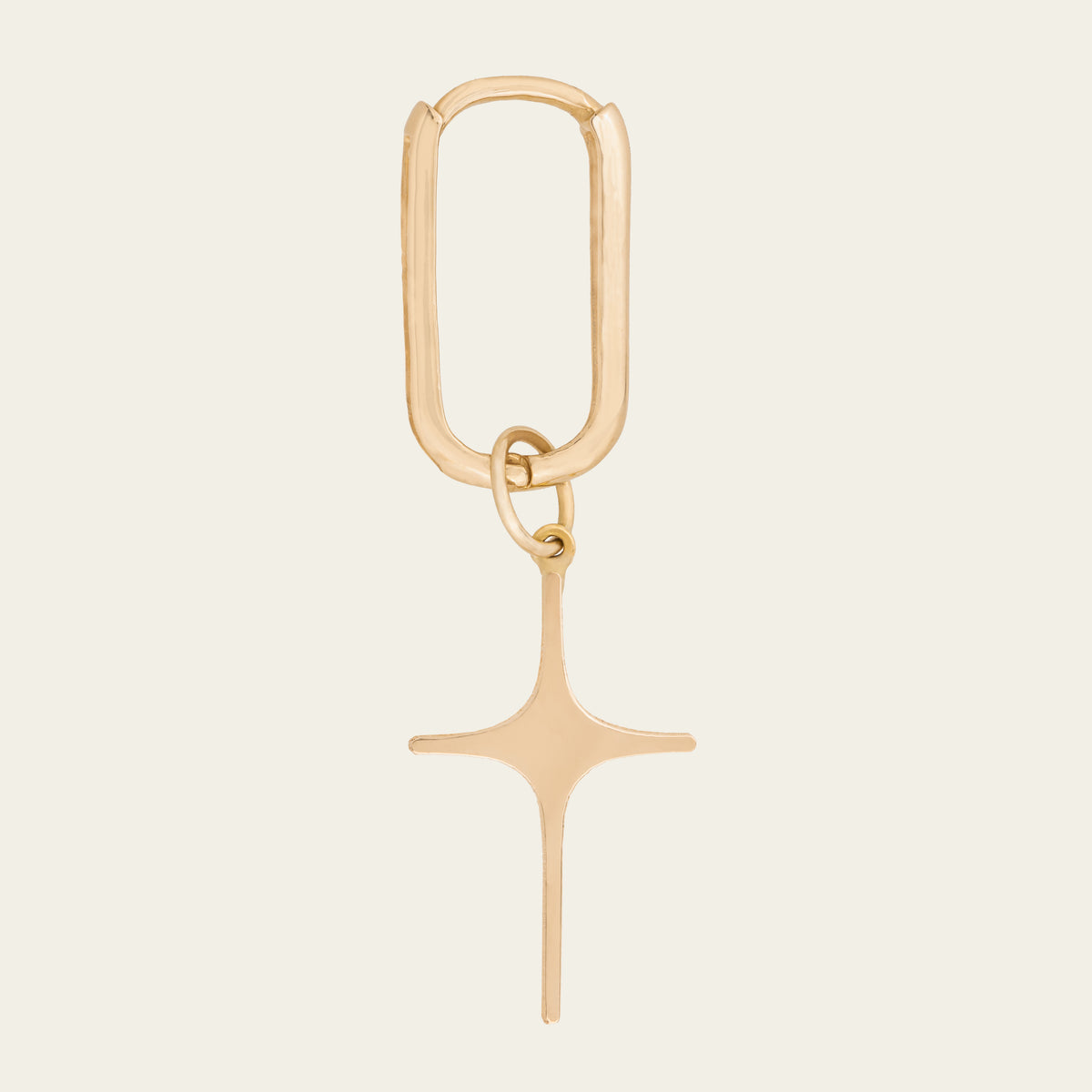 star hoop earrings