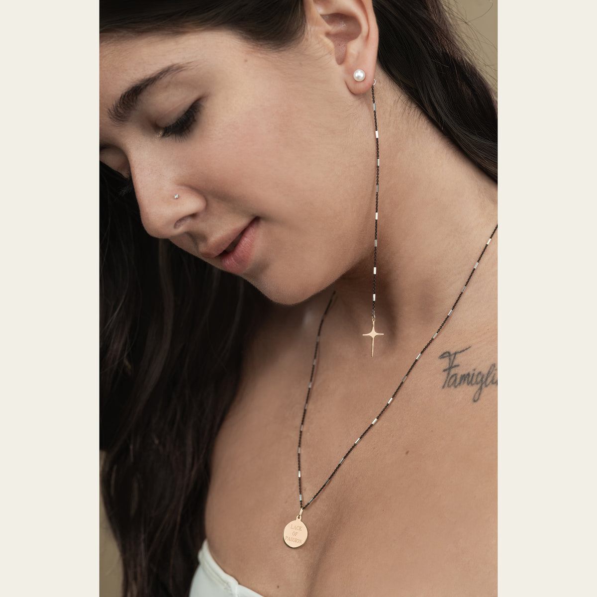 link chain earring