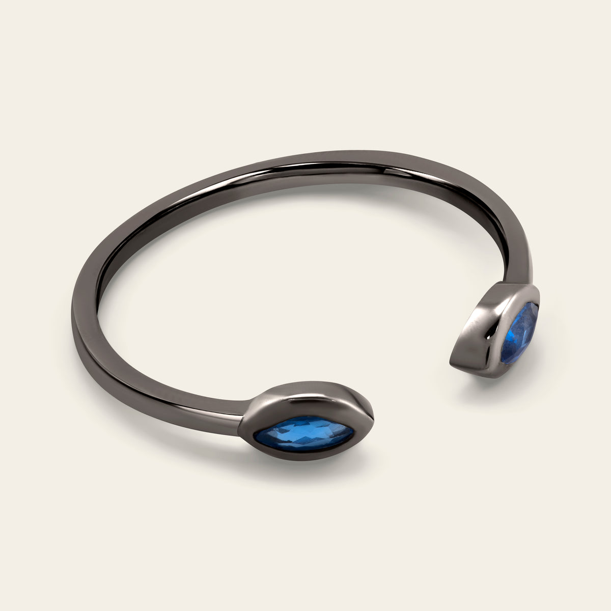 Fancy Gems Cuff Ring