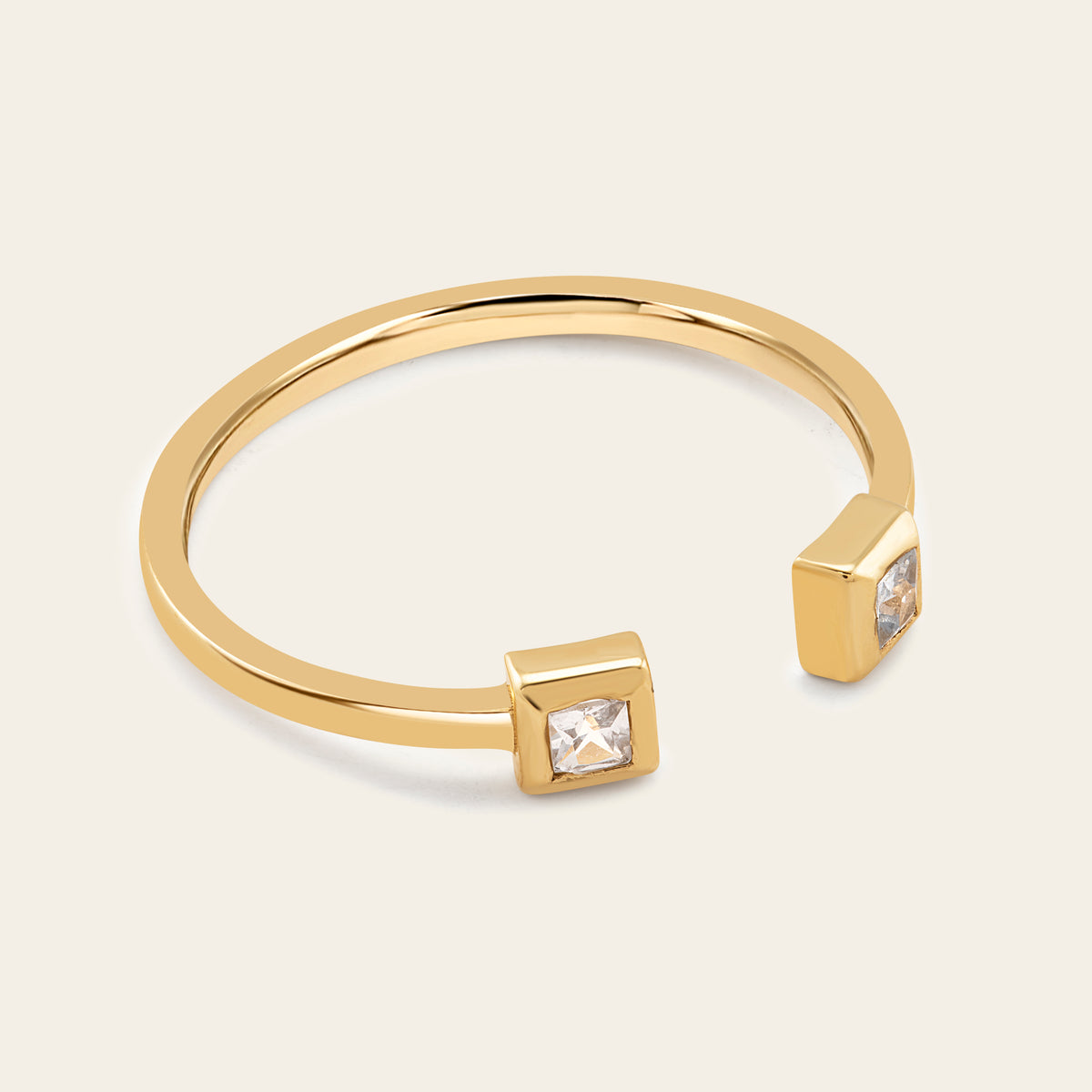 Fancy Gems Cuff Ring