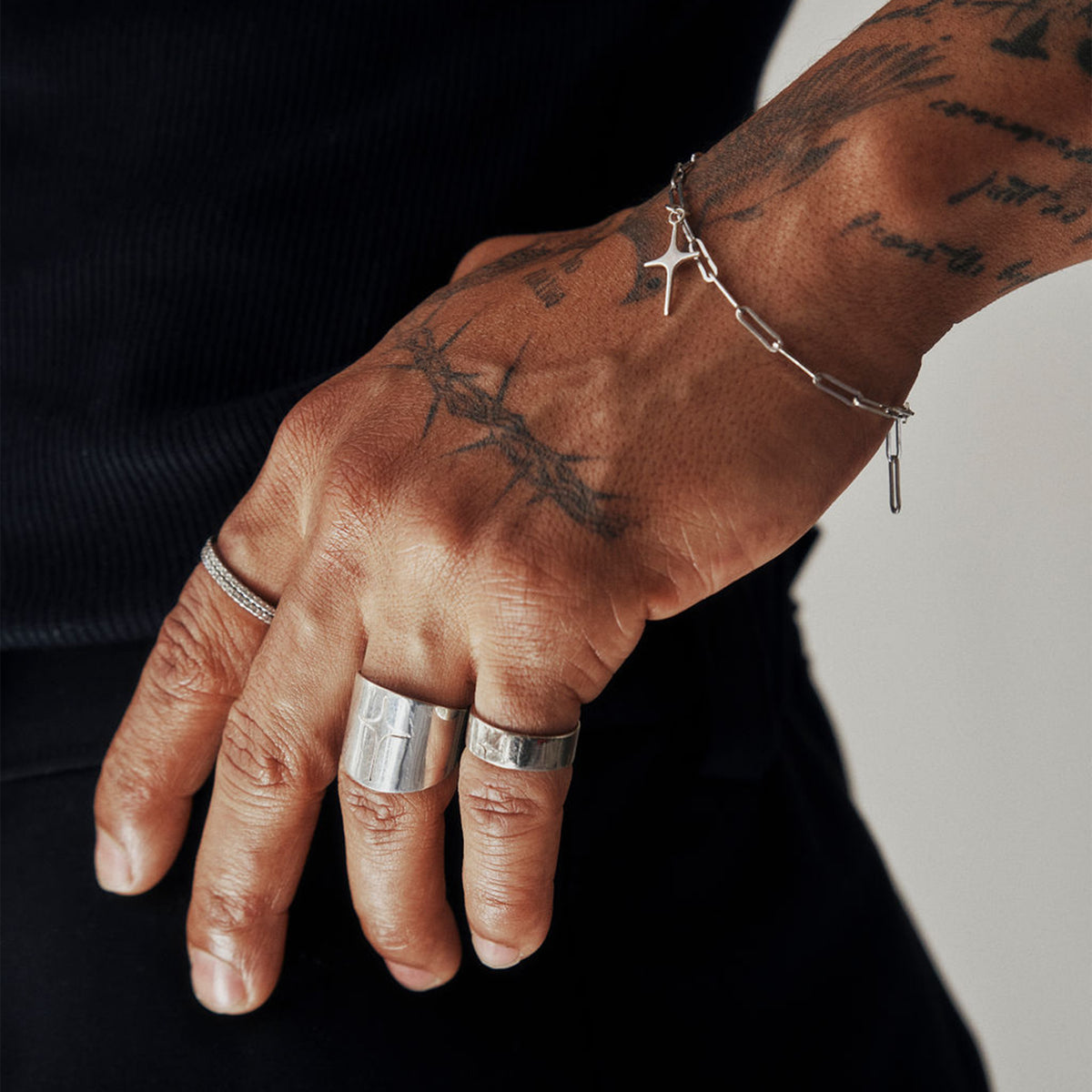 sterling silver chain bracelet