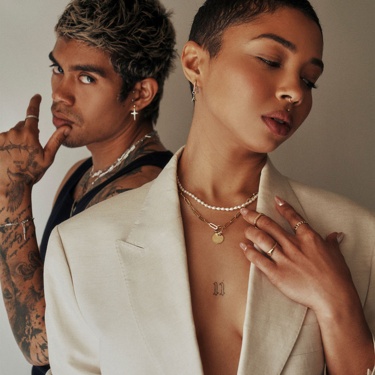 star earrings