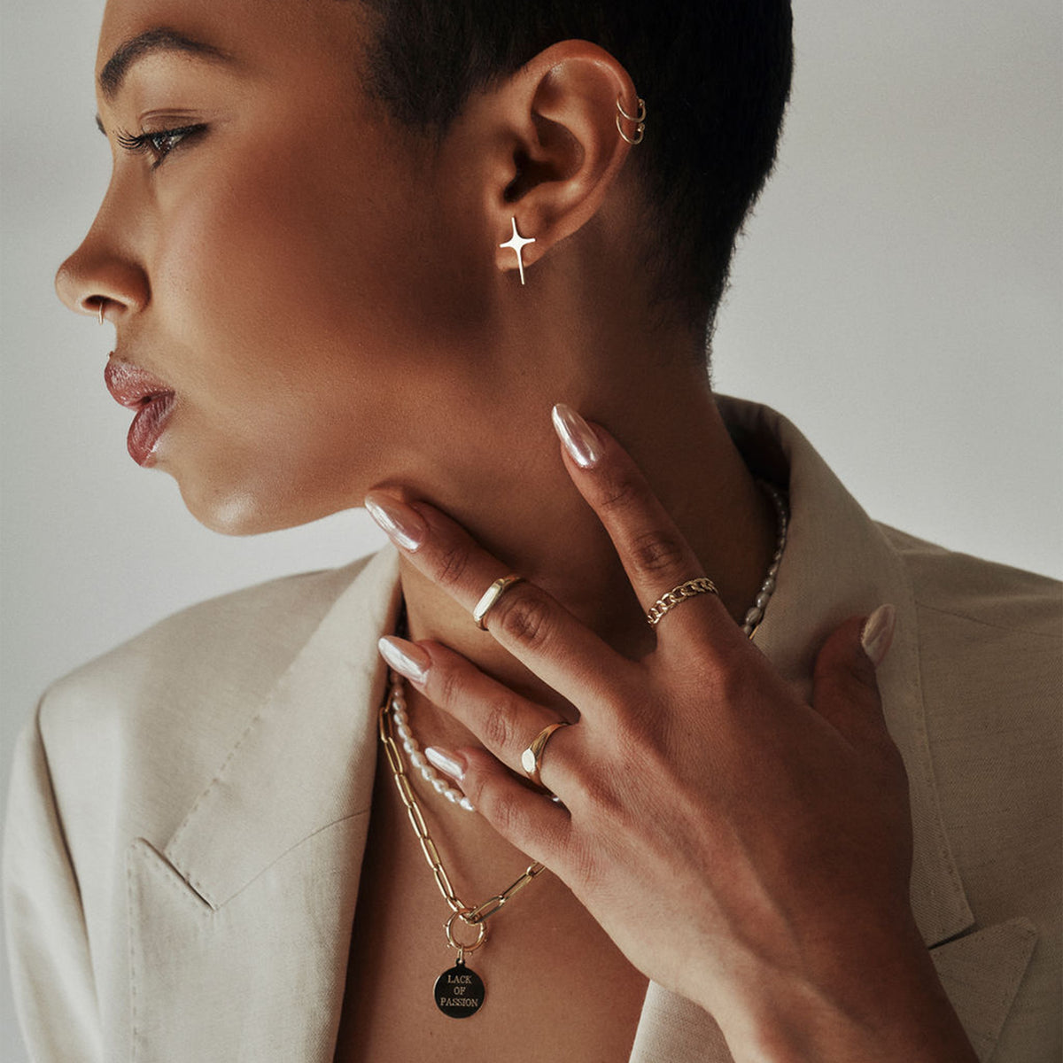 star stud earrings