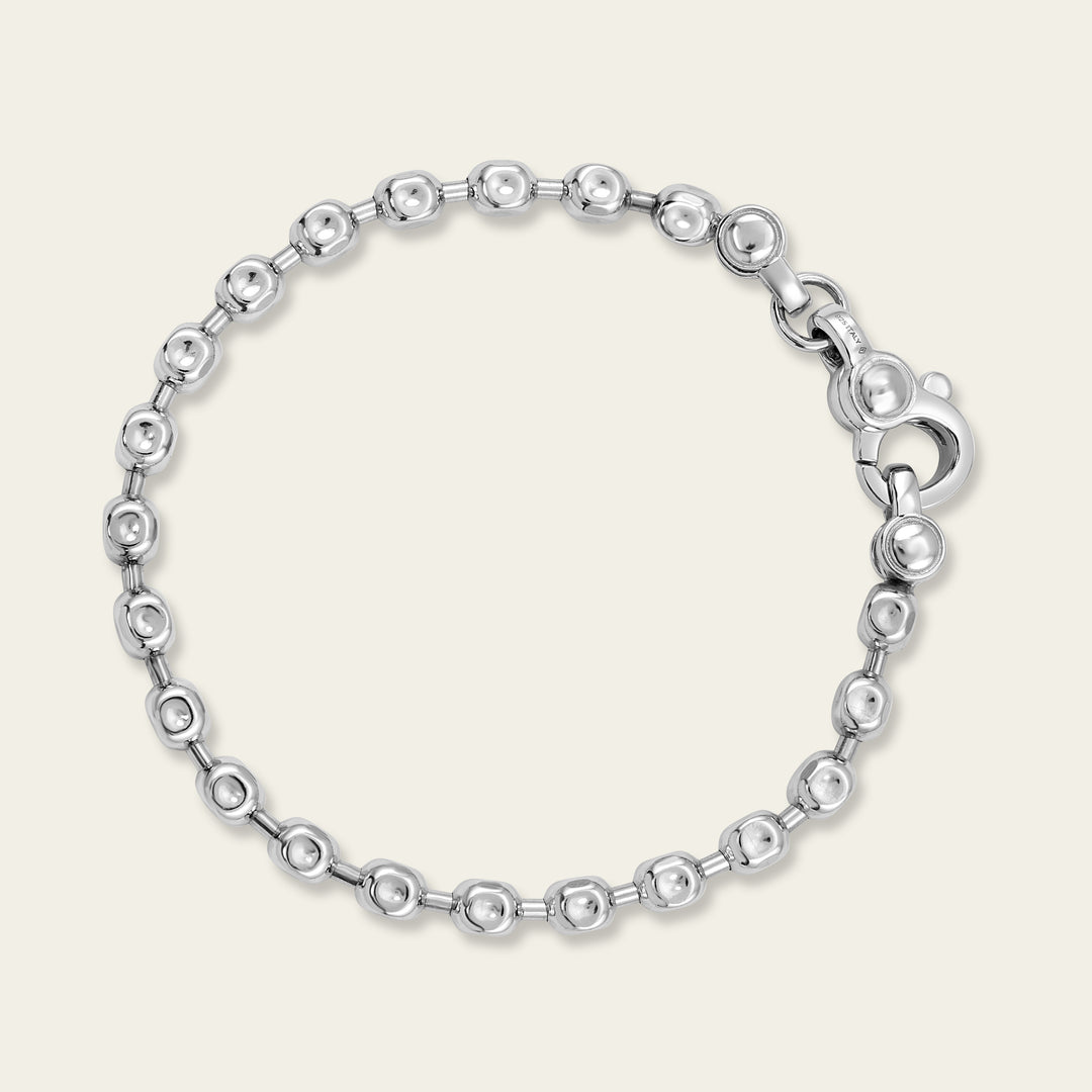 Ball Chain Bracelet- Silver