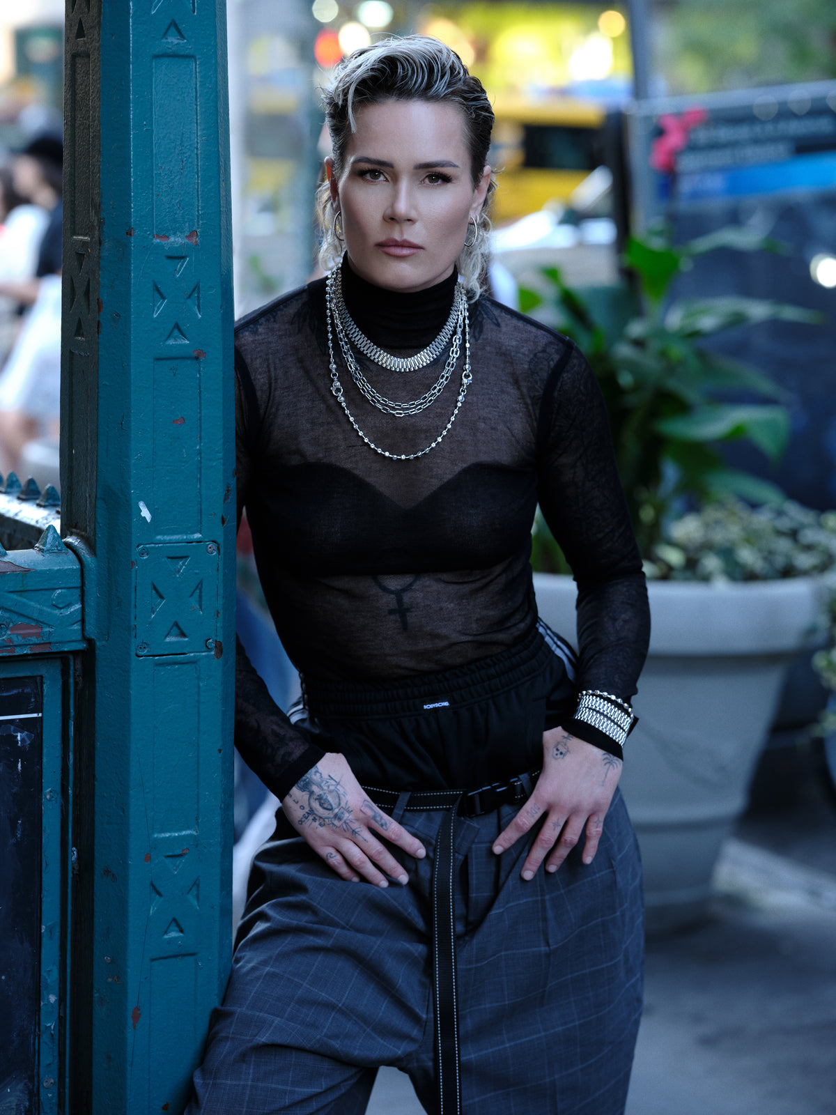Ball Chain Bracelet - Black Rhodium