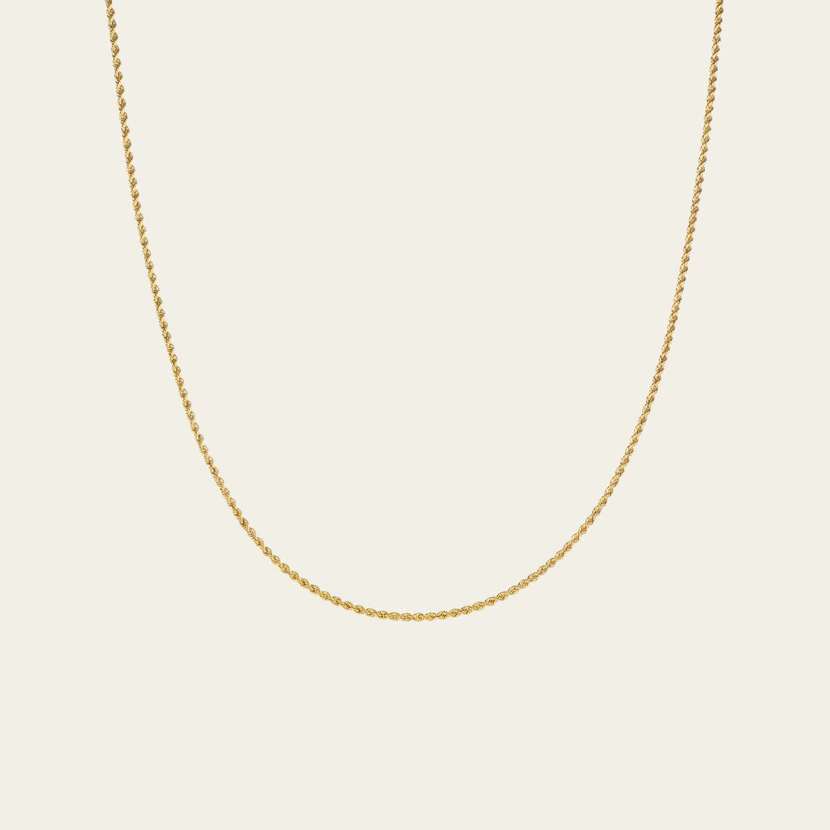 Rope Necklace and Rope Bracelet Set