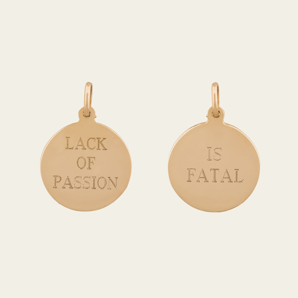 14k gold pendant