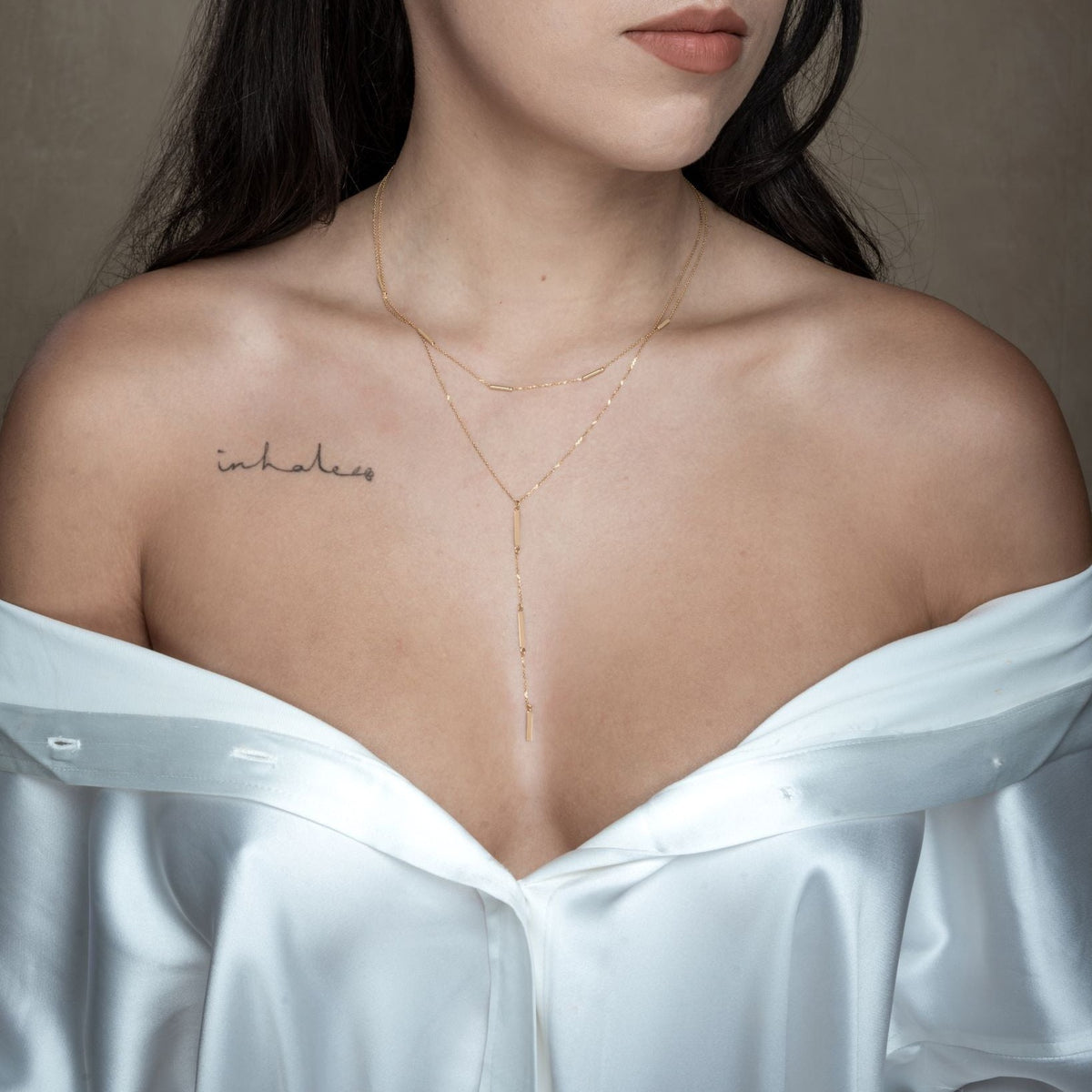 gold layering necklaces