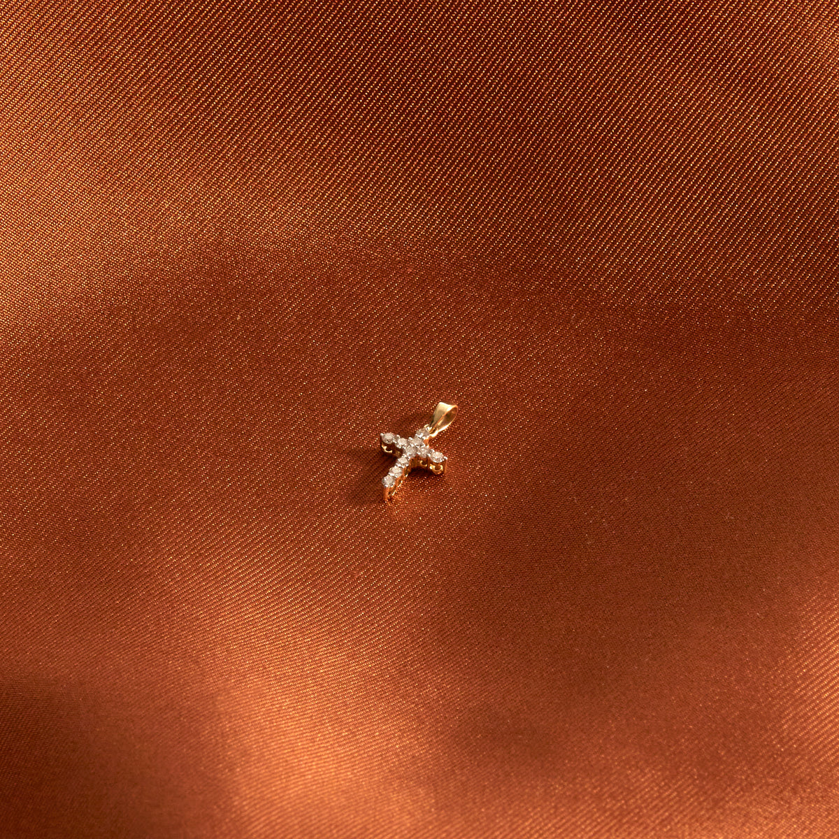 gold cross charm