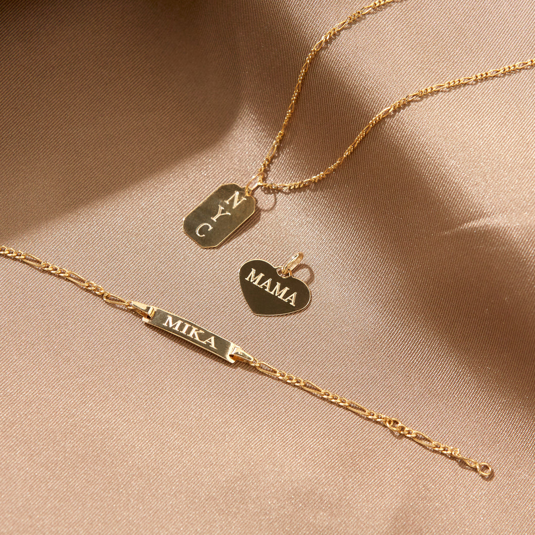 mini id bracelet