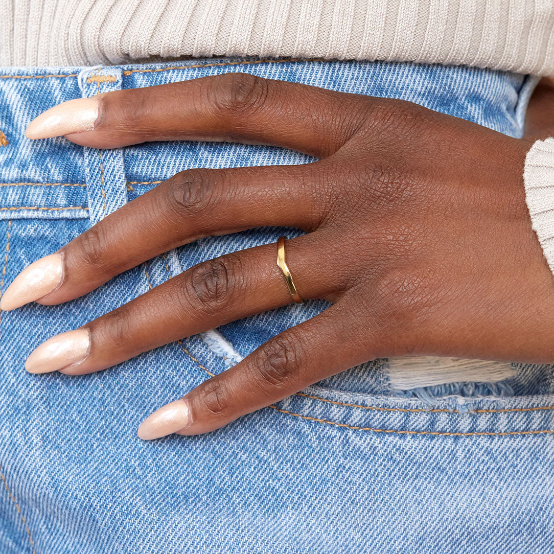 chevron ring