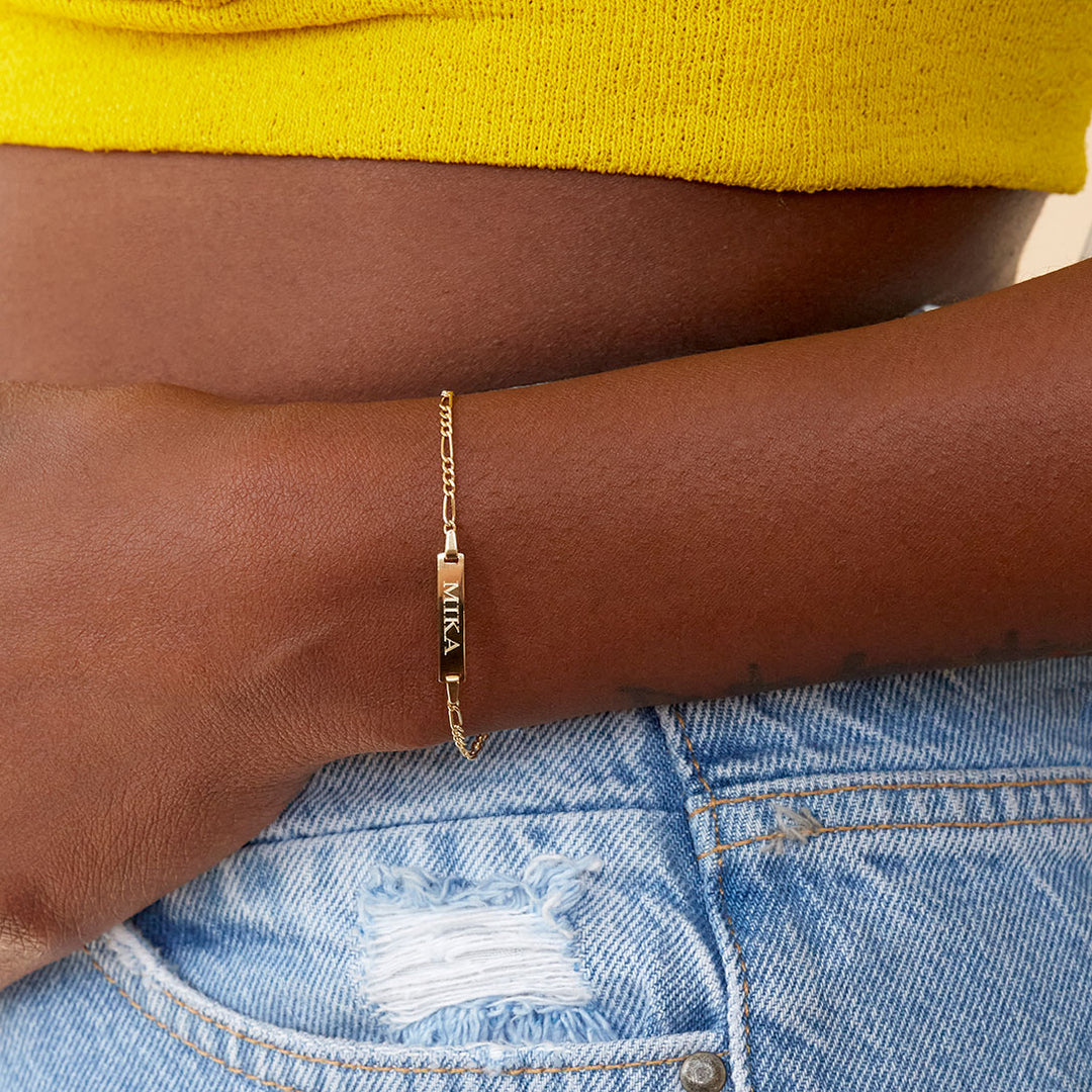 mini id bracelet