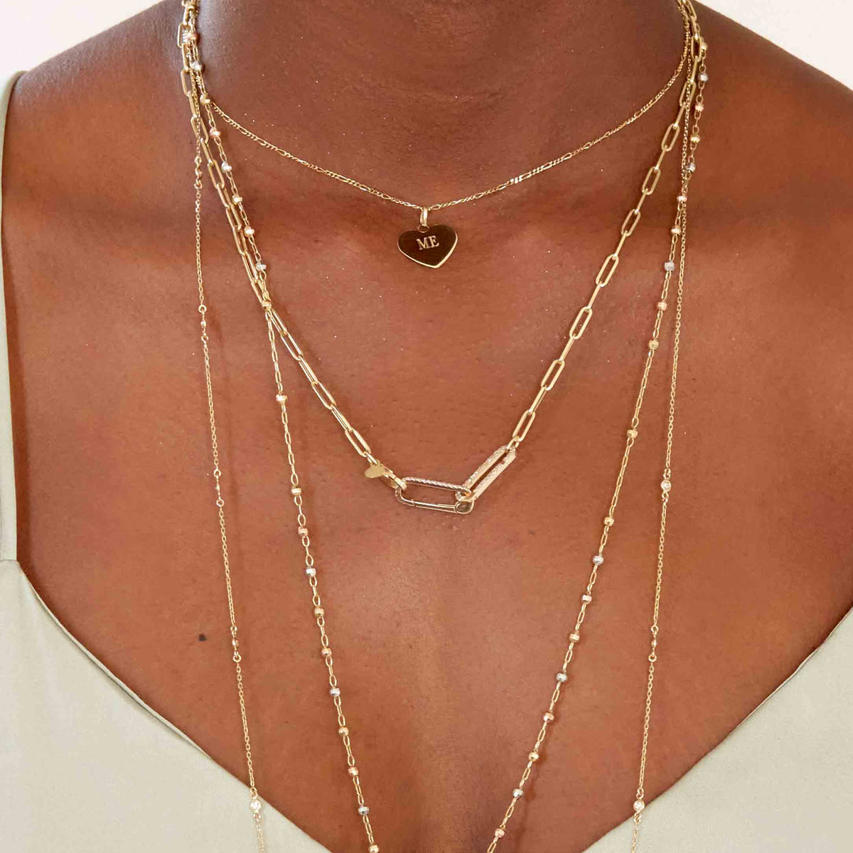 Figaro chain necklace