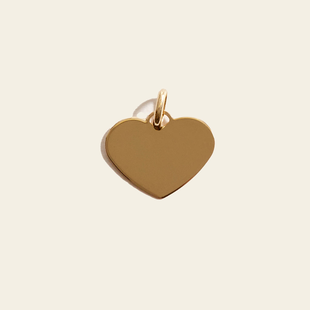 gold heart charm