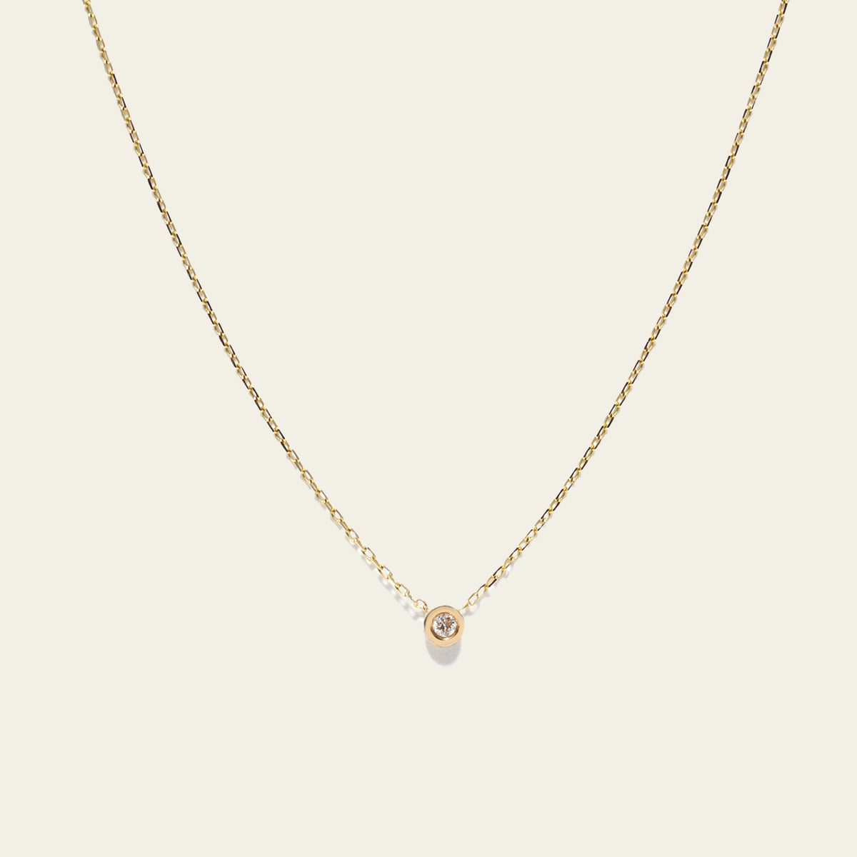 gold birthstone necklace