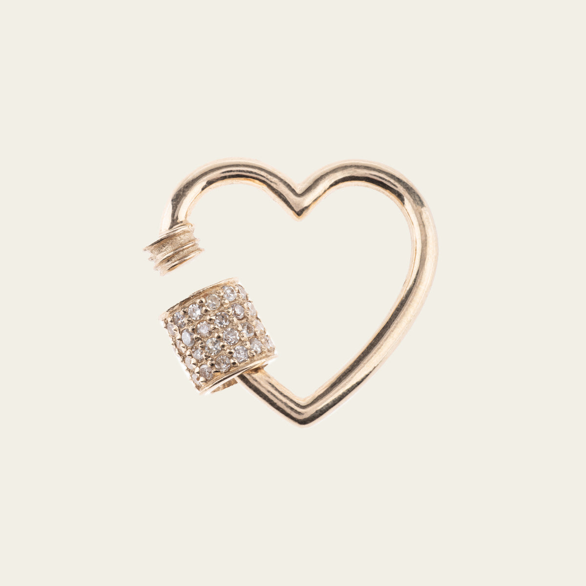 heart shaped carabiner