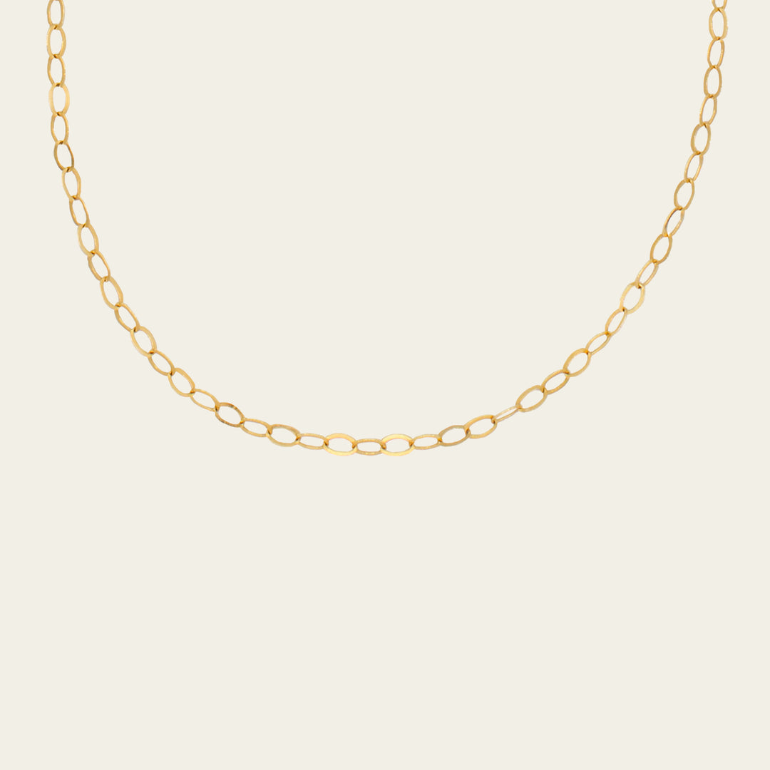 Real Gold Chain Necklace  Classic Gold Necklaces – Cut + Clarity
