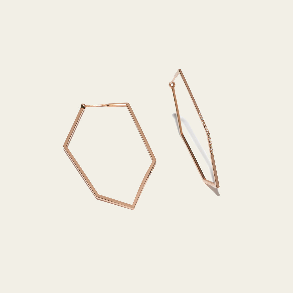 real gold hoop earrings