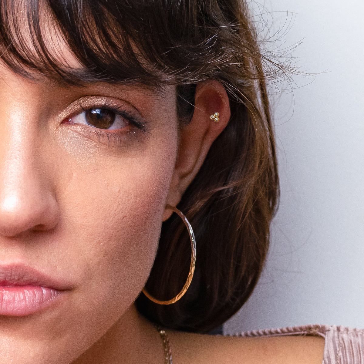 gold diamond earrings