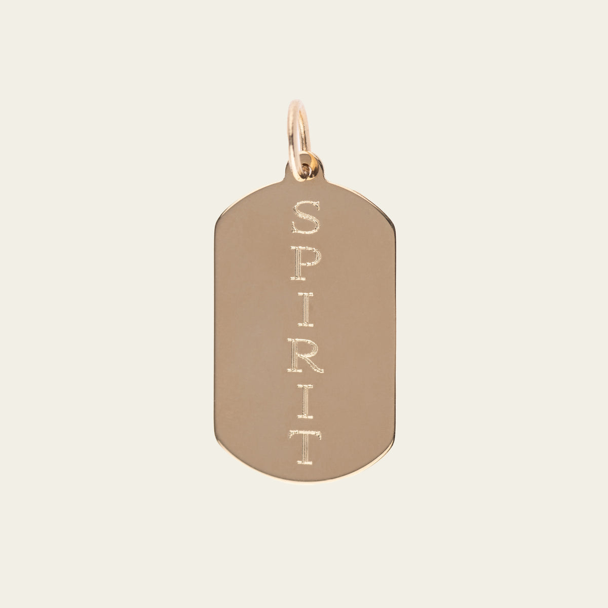 gold dog tag