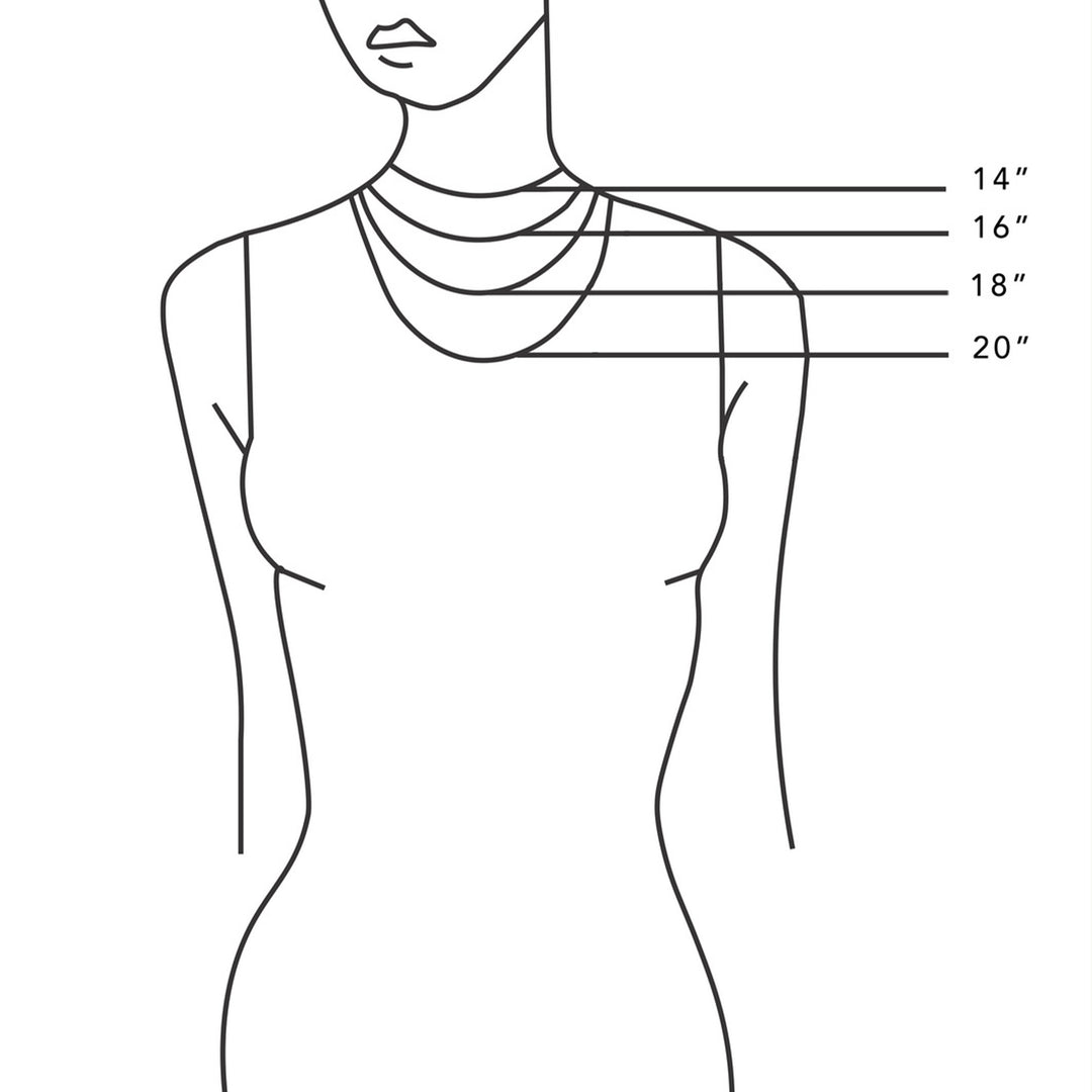 boobies necklace measurements