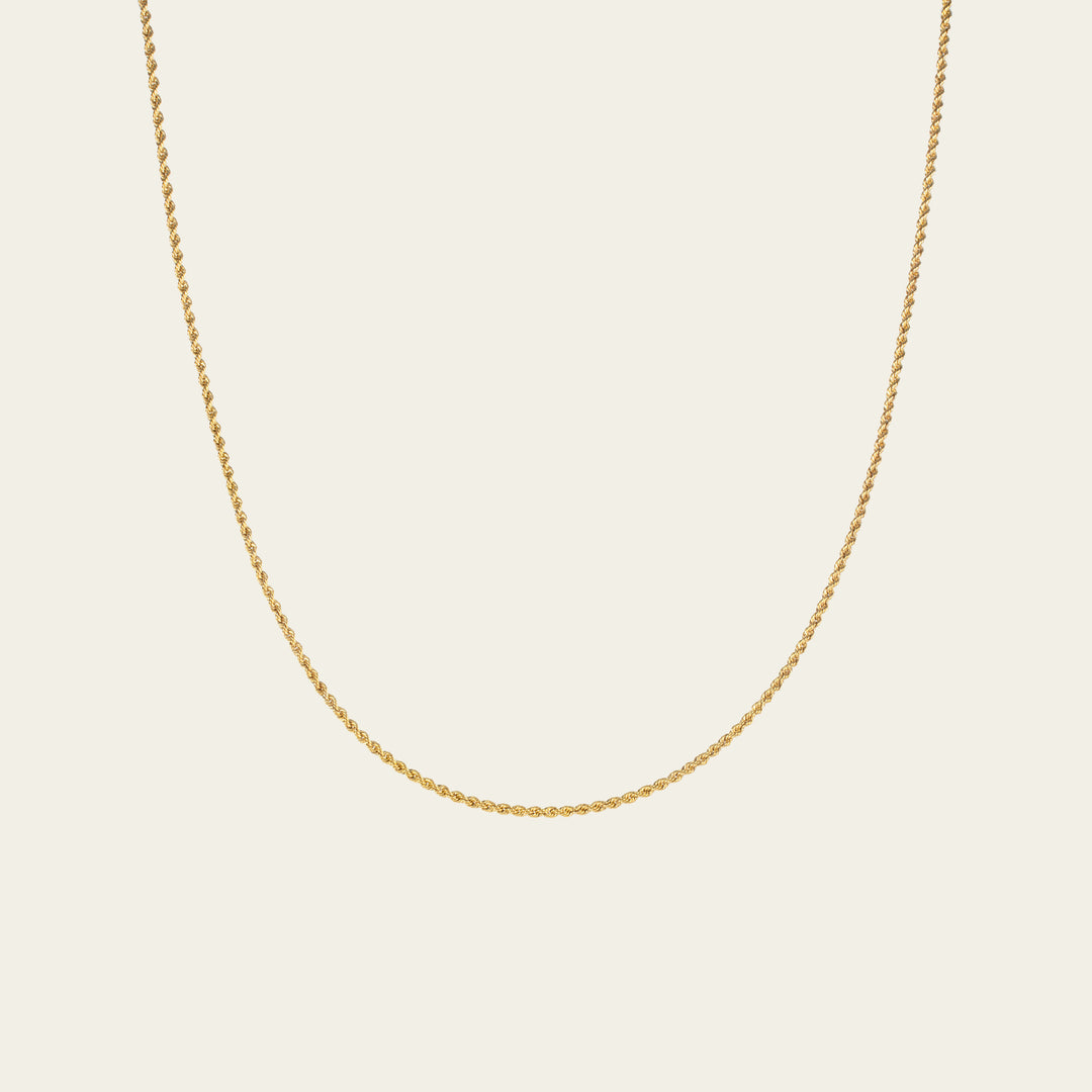 gold rope chain for woman