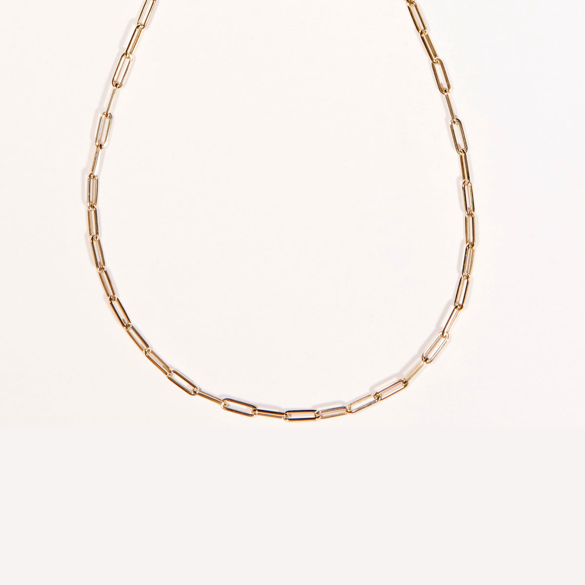 paperclip cable-link necklace
