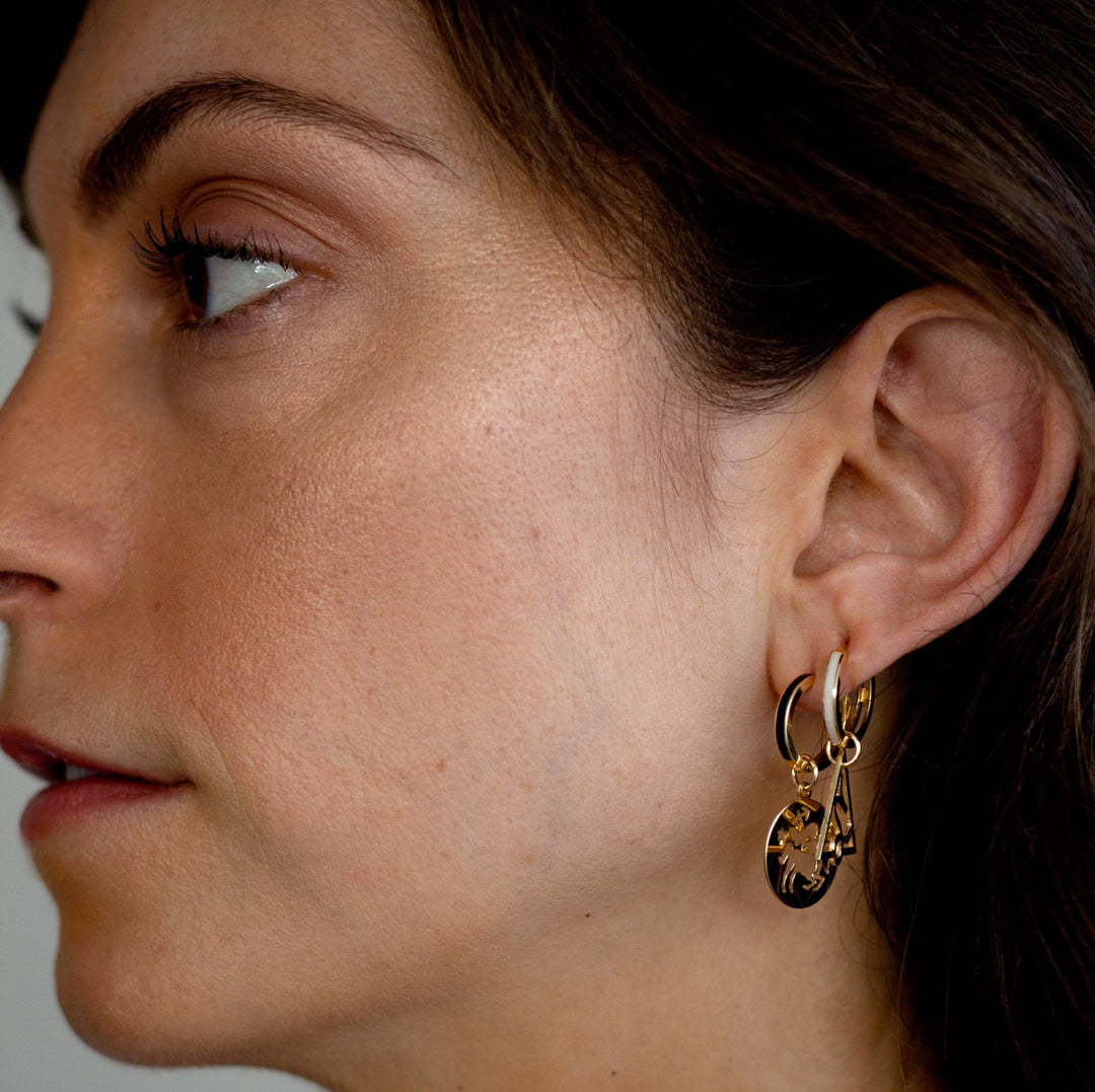 zodiac earrings